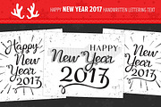 SET / 7 ills / Happy New 2017 Year!, a Decorative Illustration by Nadin_Lebedeva (Thumbnail 2 of 4)
