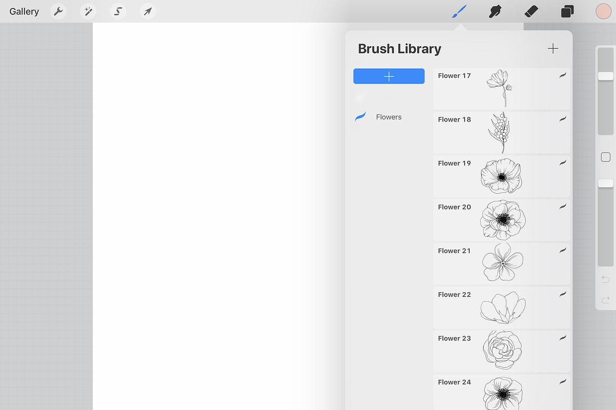 Flower Stamps for procreate, a Brush Add-On by Natalya_Mona_Art (Photo 5 of 6)