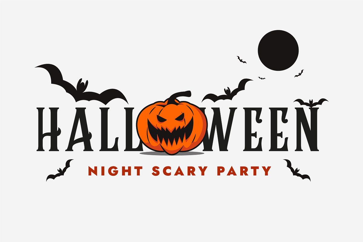 design background of halloween event, a Branding & Logo Template by Pyruos ID