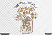 Boho Flowers Motivational Bundle, an Illustration by Actual Pixel (Thumbnail 8 of 21)
