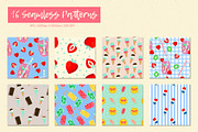 Summer Sweets Clipart & Patterns, a Food Illustration by The Audacious Brush (Thumbnail 5 of 11)