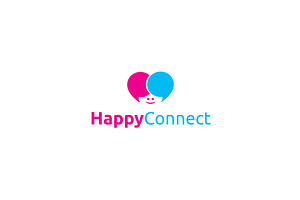 Happy Connect Logo Template