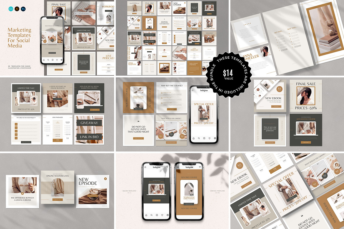 Social Media Templates For CANVA, a Social Media Template by AndrewPixel (Photo 13 of 18)