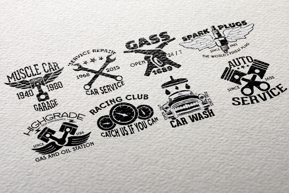 8 Retro Labels, a Branding & Logo Template by Arys Design (Photo 3 of 4)