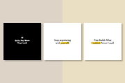 50 INSPIRING INSTAGRAM QUOTES, a Social Media Template by RB Boutique (Thumbnail 6 of 10)