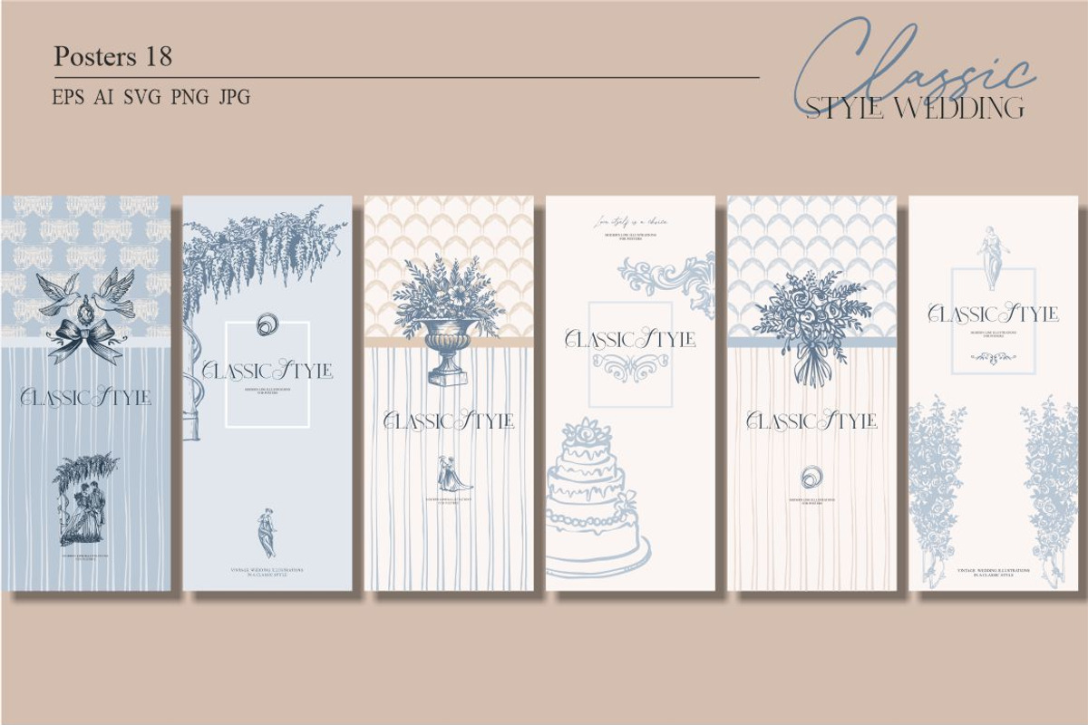 Classic Style Wedding, an Object Graphic by Collection by VY (Photo 2 of 15)