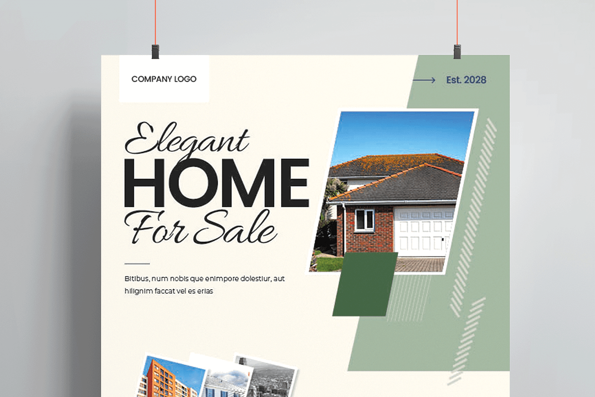 Home Sale Flyer Template, a Flyer Template by MightyDesign (Photo 2 of 8)