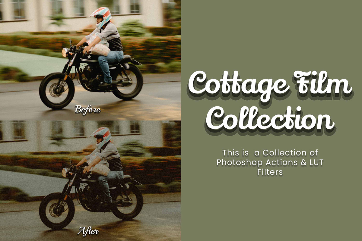 12 Cottage Film Photoshop Actions, an Action Add-On by 3Motional (Photo 4 of 10)