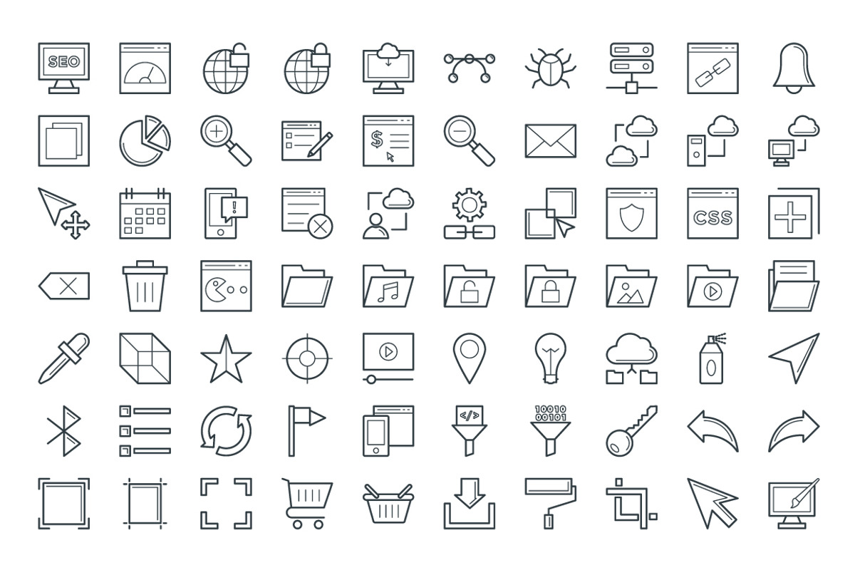 150+ Design and Development Icons, an Outline Icon by Vectors Market (Photo 3 of 4)