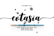 Cotasia swashes Wedding font, a Handwritten Font by supfonts (Thumbnail 1 of 9)