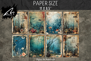 Grunge Nautical World Paper, a Background Graphic by Digital Art Mahdiseño (Thumbnail 4 of 10)
