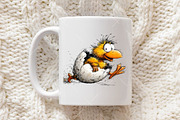Funny Easter Chick Clipart, an Illustration by OK Design (Thumbnail 5 of 6)