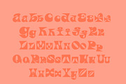 Funky Chunky 70s Hand Lettered Font, a Font by Liz Kohler Brown (Thumbnail 5 of 5)
