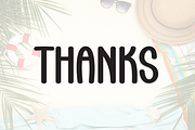 Summer Vacation | Script Font, a Script Font by Scratchones (Thumbnail 8 of 8)