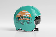 Woman surfer lying on surfboard, a Person Illustration by gunaonedesign (Thumbnail 5 of 6)