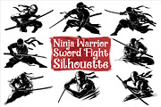 Samurai Ninja Sword Battle, an Illustration by Designs_River (Thumbnail 10 of 10)