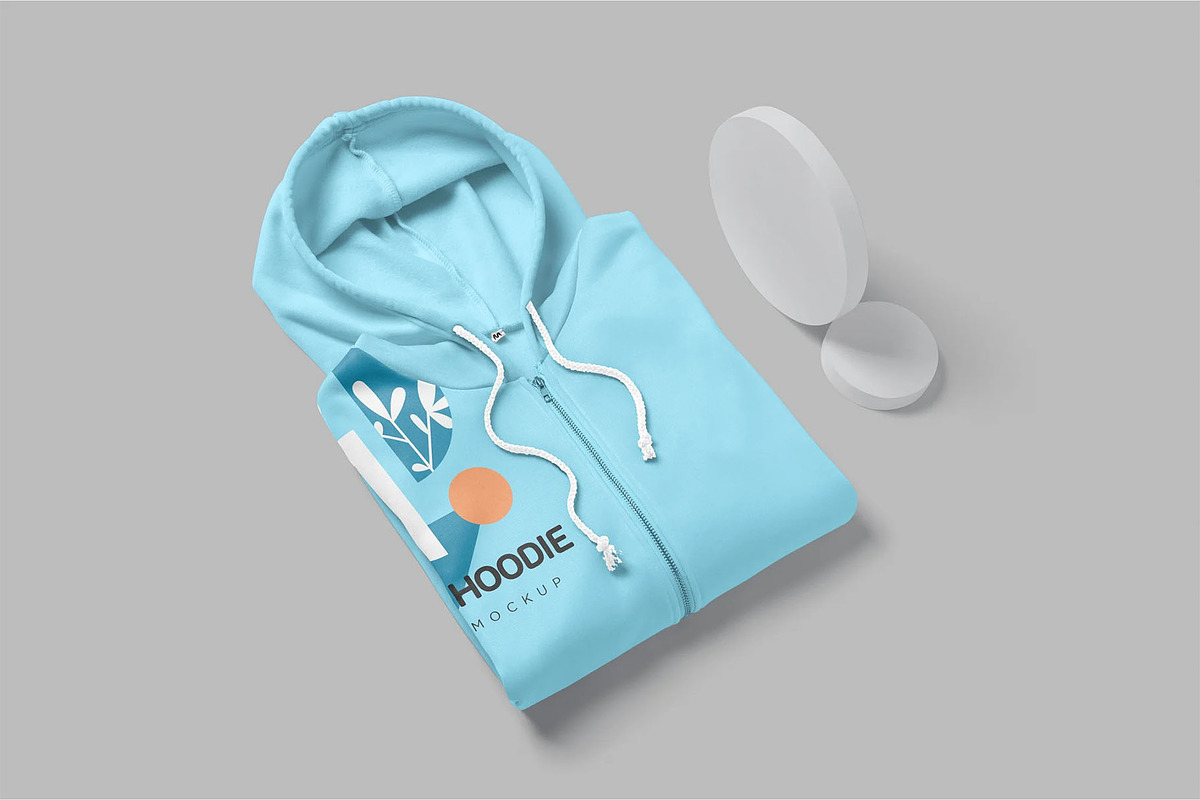 4 Hoodie Mockups, a Hoody Mockup by megostudi0 (Photo 2 of 6)