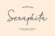 Seraphita Signature Script, a Script Font by Artiveko (Thumbnail 1 of 6)