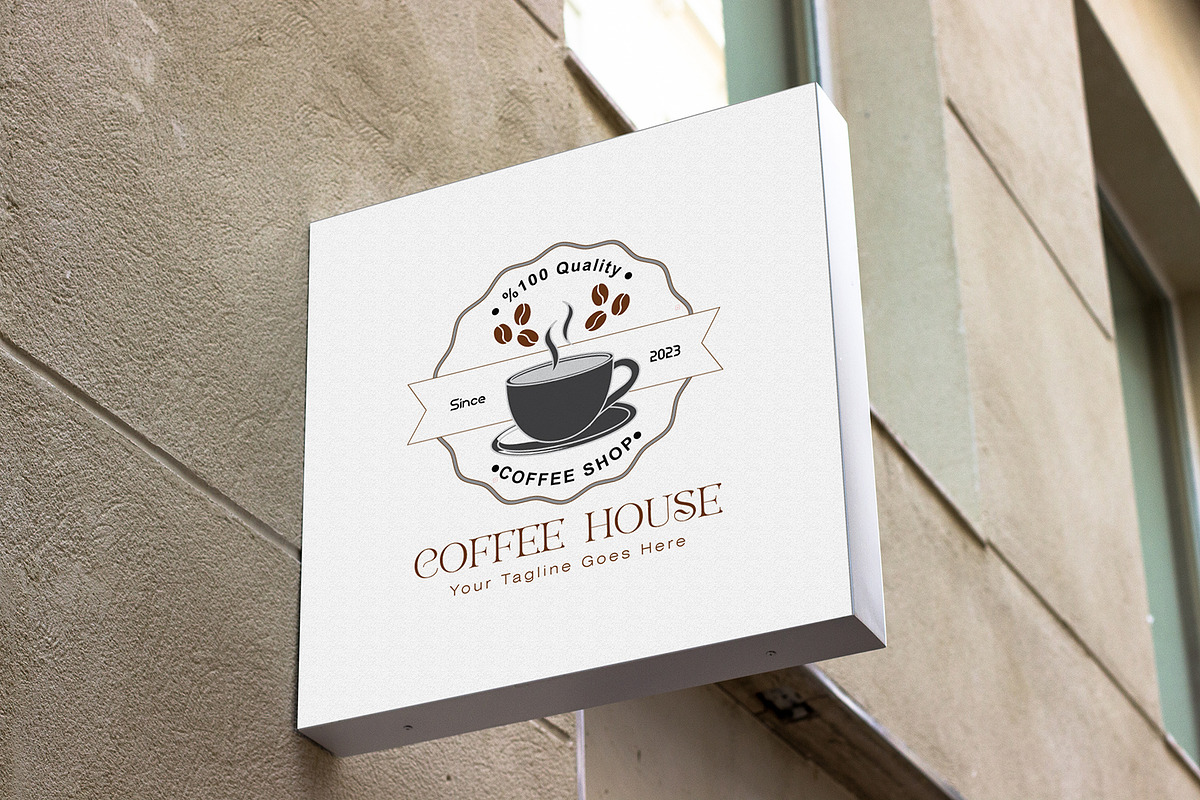 Coffee Shop Logo Design Template, a Branding & Logo Template by YUDesignStore (Photo 2 of 7)