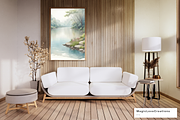 River Watercolor Landscape Print Art, a Poster Template by MagicLove Creations (Thumbnail 2 of 8)