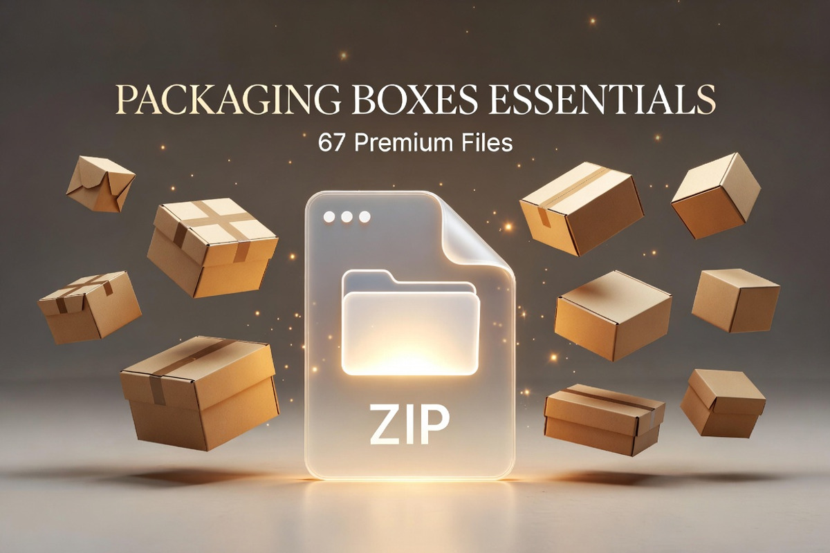 Packaging Box Mockup PSD Smart Obj, a Packaging Mockup by Dreamanart (Photo 2 of 3)