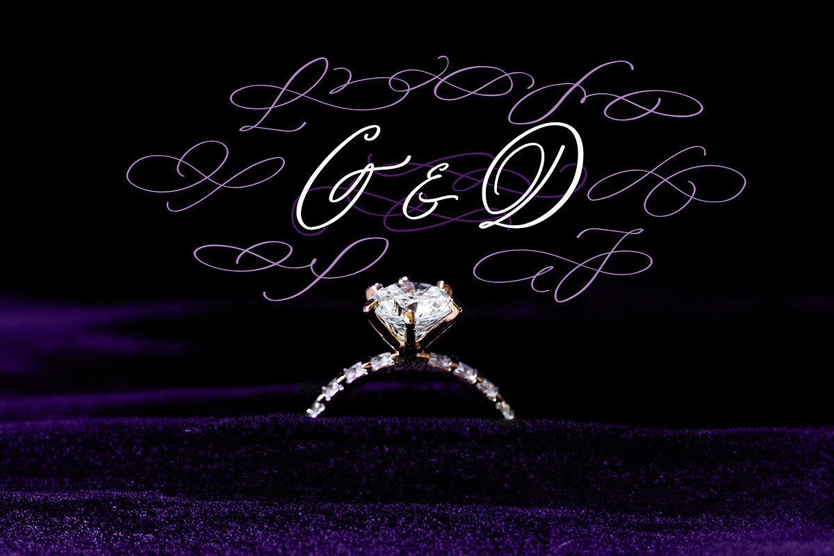 Elly Sandeo Wedding Cyrillic font, a Script Font by IraDvilyuk (Photo 6 of 18)