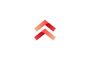 Swipe Up Arrow Logo Vector Icon