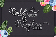 The Flanela + Extras, a Script Font by Ryan Prasetya (Thumbnail 2 of 5)