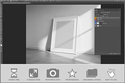 Frame Leaning Against Wall On Fl PSD, a Product Mockup by Bruno's Shop (Thumbnail 2 of 3)