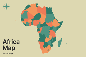 Africa Vector Map