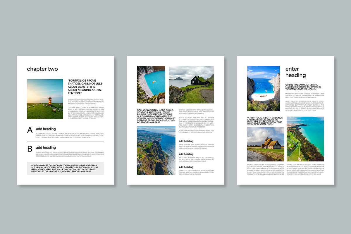 Creative Portfolio EBook Template preview 6