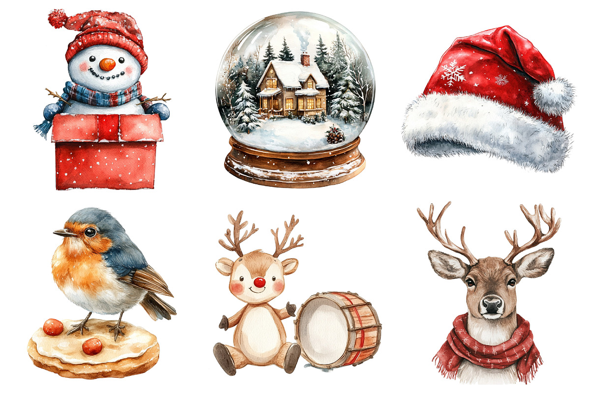 Watercolor Christmas Design Sublimat, an Illustration by Daily.Designs (Photo 4 of 5)