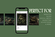 30 Nordic Fantasy Backgrounds, a Decorative Illustration by Incomelion (Thumbnail 10 of 13)