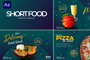 Food Promo Display | After Effects, a Templates & Theme by FlashFXbox