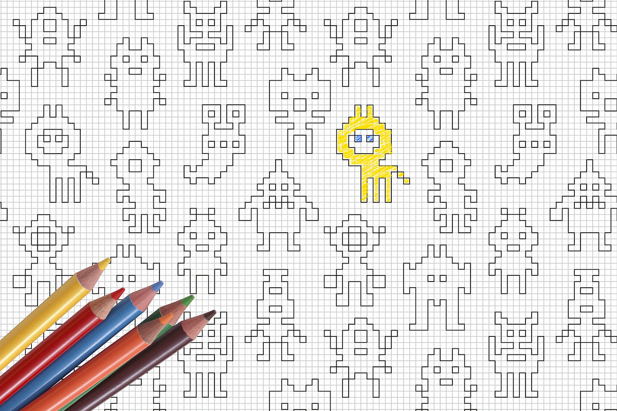 Pixel game monstrs and heroes, an Animal Illustration by eka panova (Photo 8 of 8)