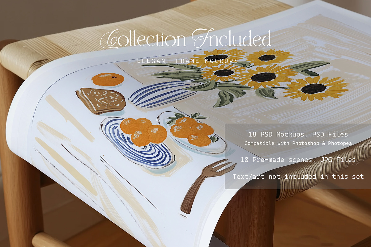 Hydrangea ~ Frame & Poster Mockups, a Household Mockup by The Bambi Collective (Photo 13 of 13)