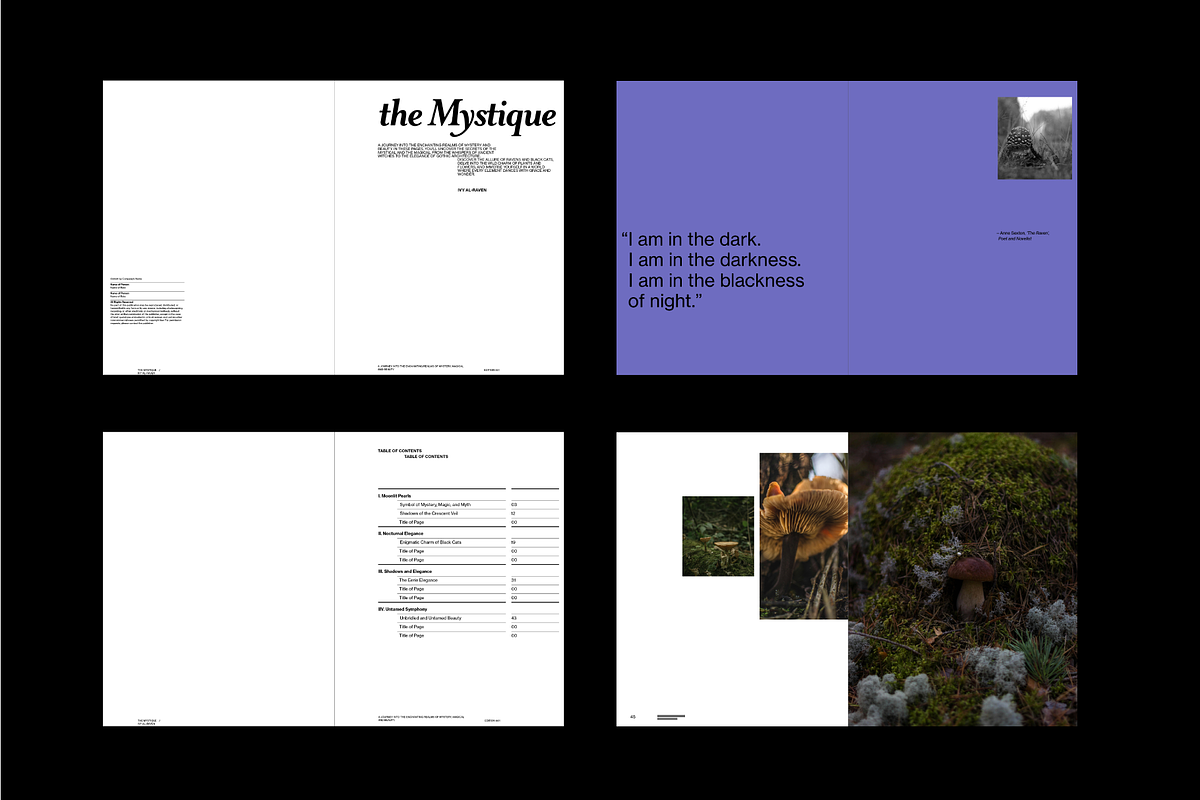Spooky Modern Book Template 5.5"x7" preview 3