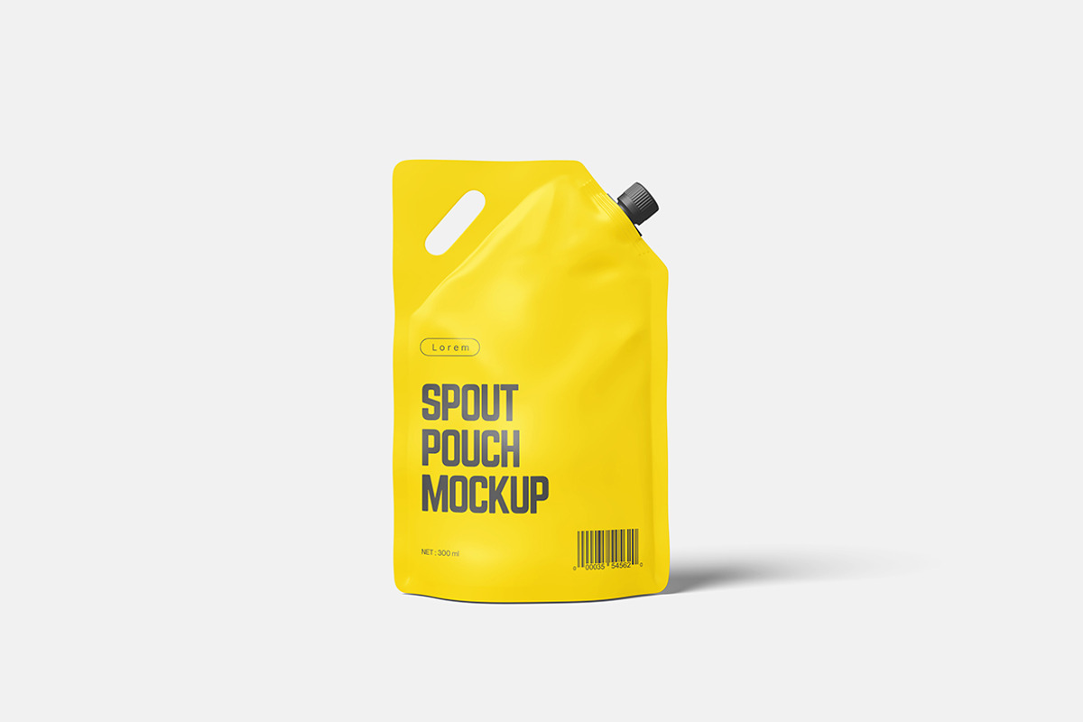 Spout Pouch Mockup, a Packaging Mockup by bimockup