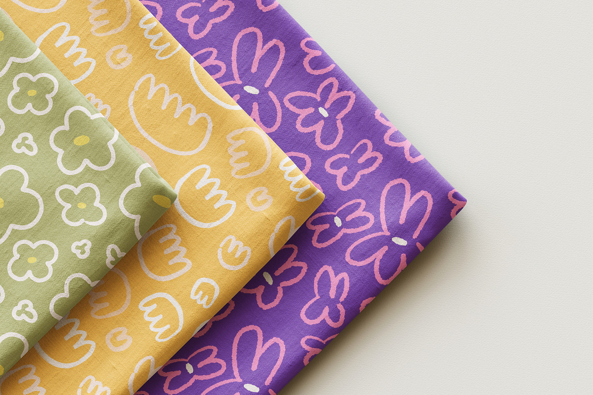 Abstract floral seamless pattern set, a Pattern Graphic by Good Studio (Photo 21 of 24)