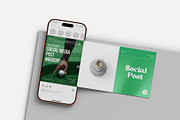 Social Media Post Mockup Bundle, an Advertising Mockup by graphypix (Thumbnail 6 of 13)