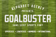 Goalbuster Fonts, a Sans Serif Font by Alphabet Agency (Thumbnail 1 of 10)