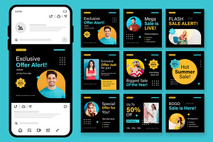 Exclusive Social Media Layout, an UI Kit Template by CreativeShaper