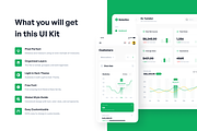 Salesline - Sales Analytic Dashboard, an UI Kit Template by Unpixel Design (Thumbnail 1 of 5)