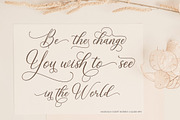 Magnolias Script, a Script Font by Suza Studio (Thumbnail 4 of 10)