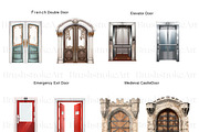 Door Illustration Clipart, Door PNG, a Decorative Illustration by BrushstrokeArtGB (Thumbnail 3 of 9)