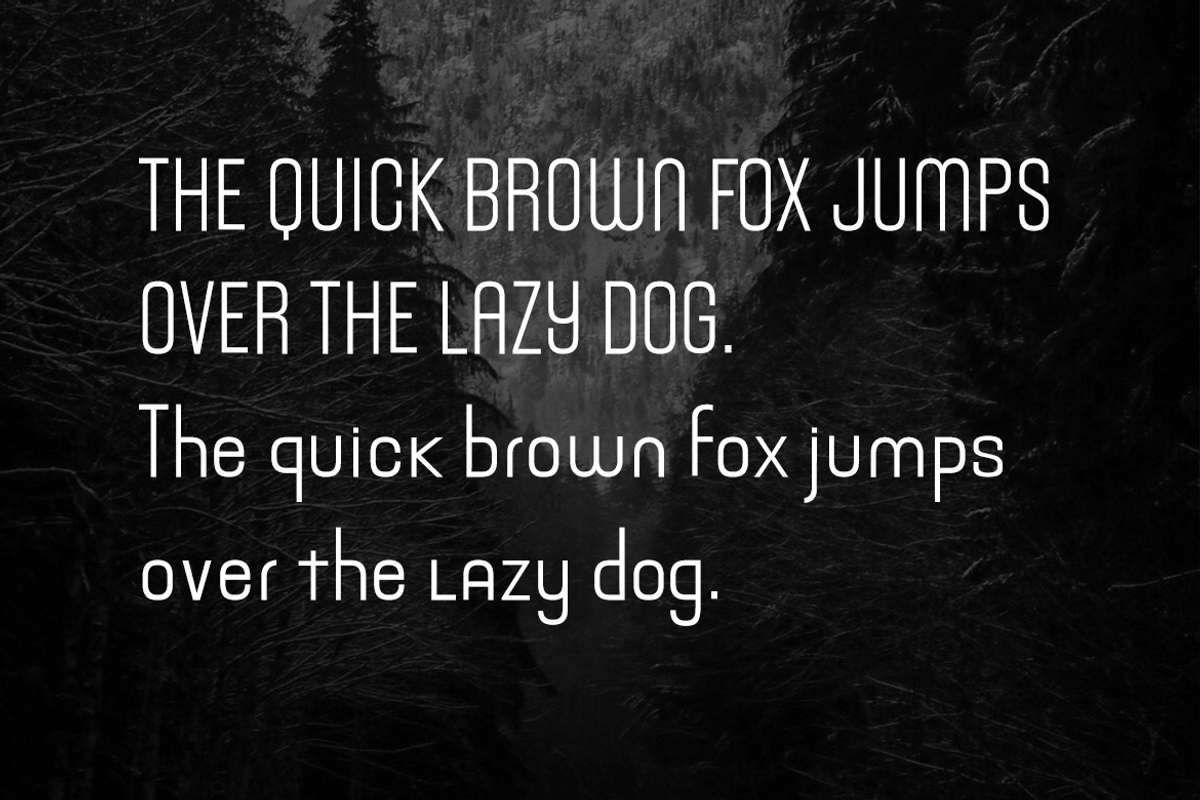 NORWAY - Unique Display Typeface preview 2