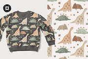 Dinosaurs, a Pattern Graphic by Muriel Petitpattern (Thumbnail 5 of 6)