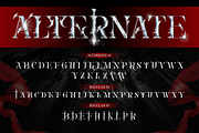 Wildtras, a Blackletter Font by Burntilldead (Thumbnail 8 of 12)