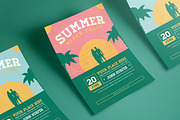 Summer Beach Surfer Flyer, a Flyer Template by UInstrument (Thumbnail 4 of 4)