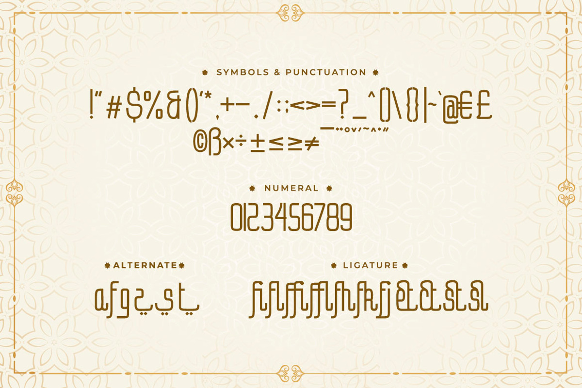Amal Baik - Arabic Font Style, a Script Font by Typefactoryco (Photo 3 of 9)